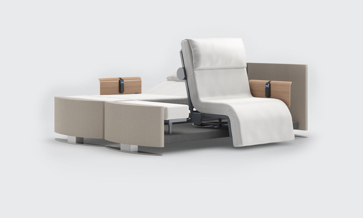 RotoBed Change Dual Electric Rotating Chair Bed - Independent Swivel & Assist Care Bed - Detail View 31