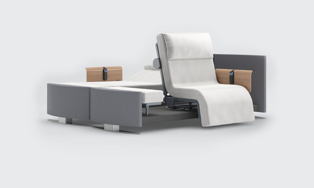RotoBed Change Dual Electric Rotating Chair Bed - Independent Swivel & Assist Care Bed - Detail View 37