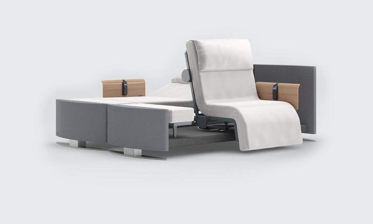 RotoBed Change Dual Electric Rotating Chair Bed - Independent Swivel & Assist Care Bed - Detail View 37