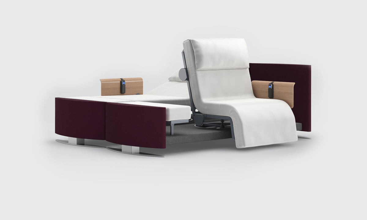 RotoBed Change Dual Electric Rotating Chair Bed - Independent Swivel & Assist Care Bed - Detail View 34