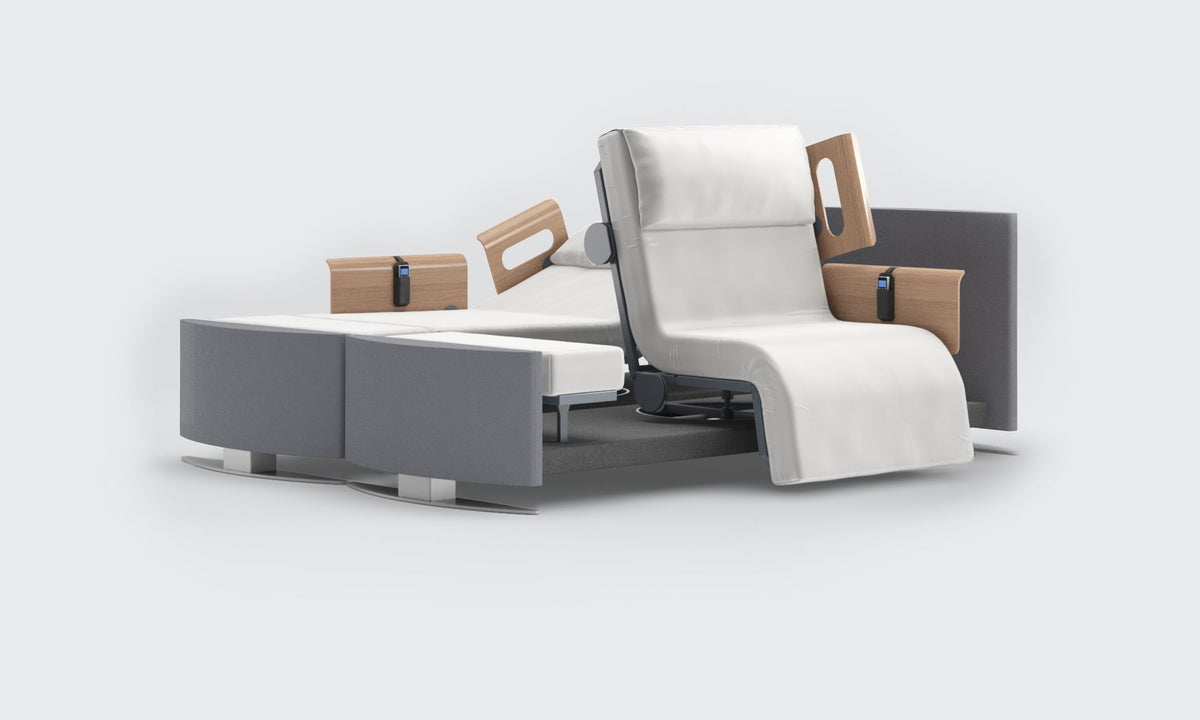 RotoBed Change Dual Electric Rotating Chair Bed - Independent Swivel & Assist Care Bed - Detail View 27