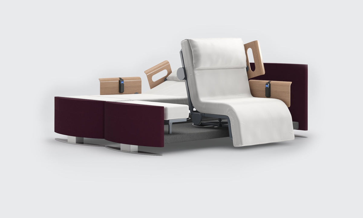 RotoBed Change Dual Electric Rotating Chair Bed - Independent Swivel & Assist Care Bed - Detail View 18