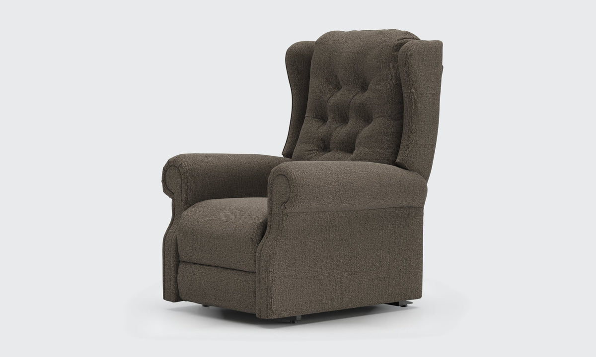 Opera Beds Parker Electric Riser Recliner Chair - Buttoned Back Motorized Lift Armchair - Detail View 11