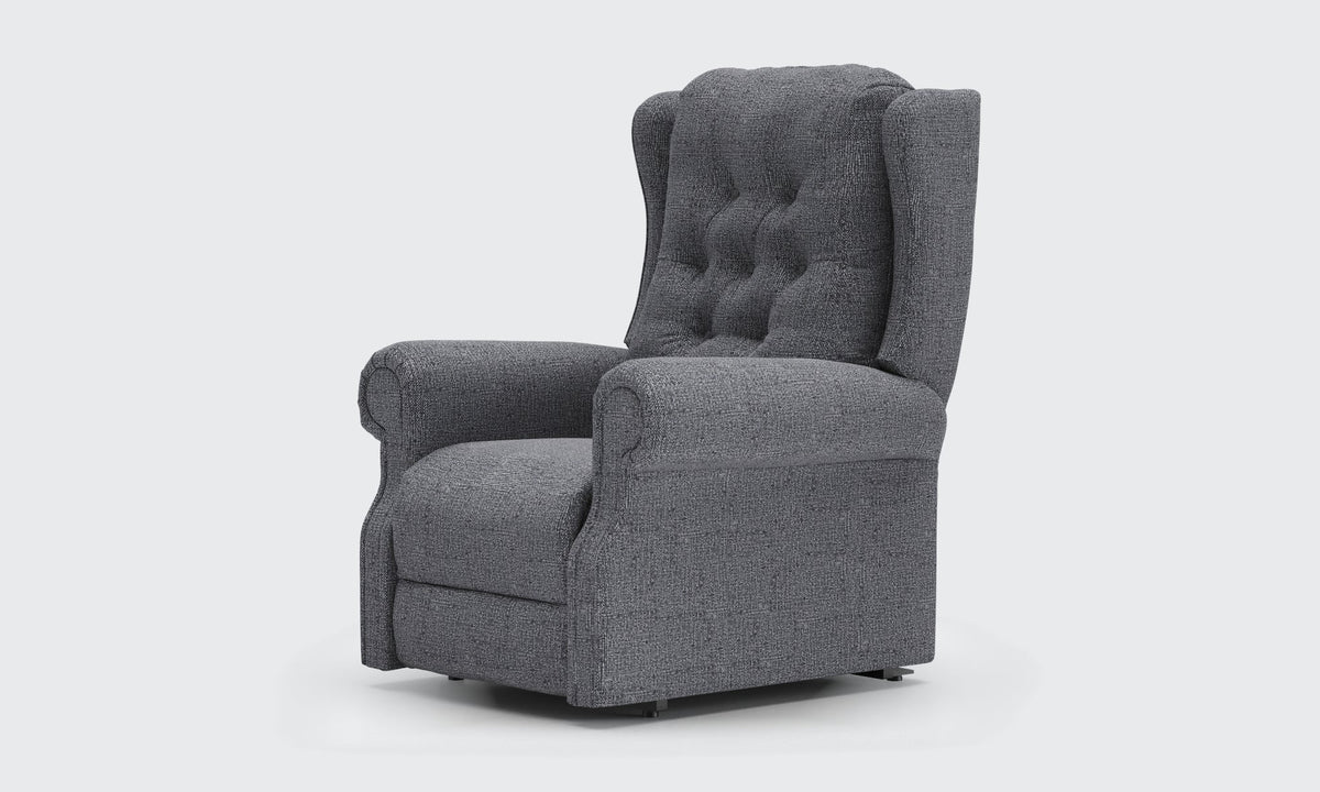 Opera Beds Parker Electric Riser Recliner Chair - Buttoned Back Motorized Lift Armchair - Detail View 65