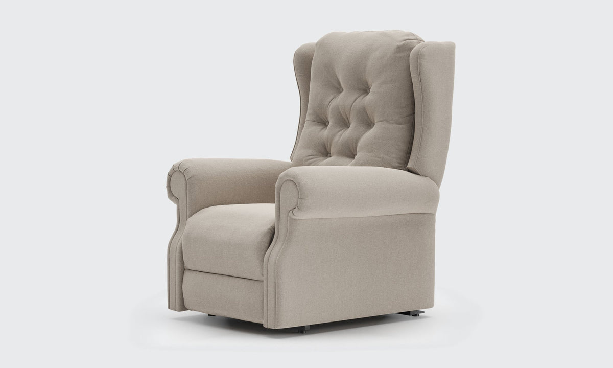 Opera Beds Parker Electric Riser Recliner Chair - Buttoned Back Motorized Lift Armchair - Detail View 61