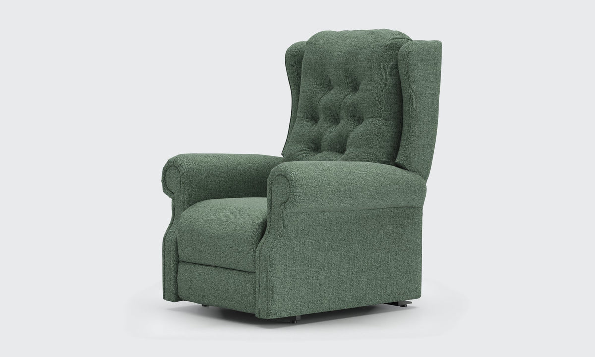 Opera Beds Parker Electric Riser Recliner Chair - Buttoned Back Motorized Lift Armchair - Detail View 66