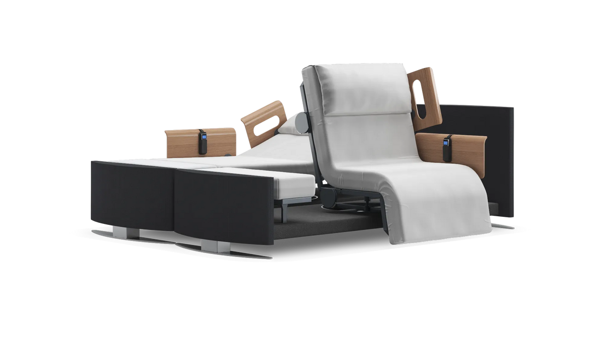 RotoBed Change Dual Electric Rotating Chair Bed - Independent Swivel & Assist Care Bed - Detail View 65