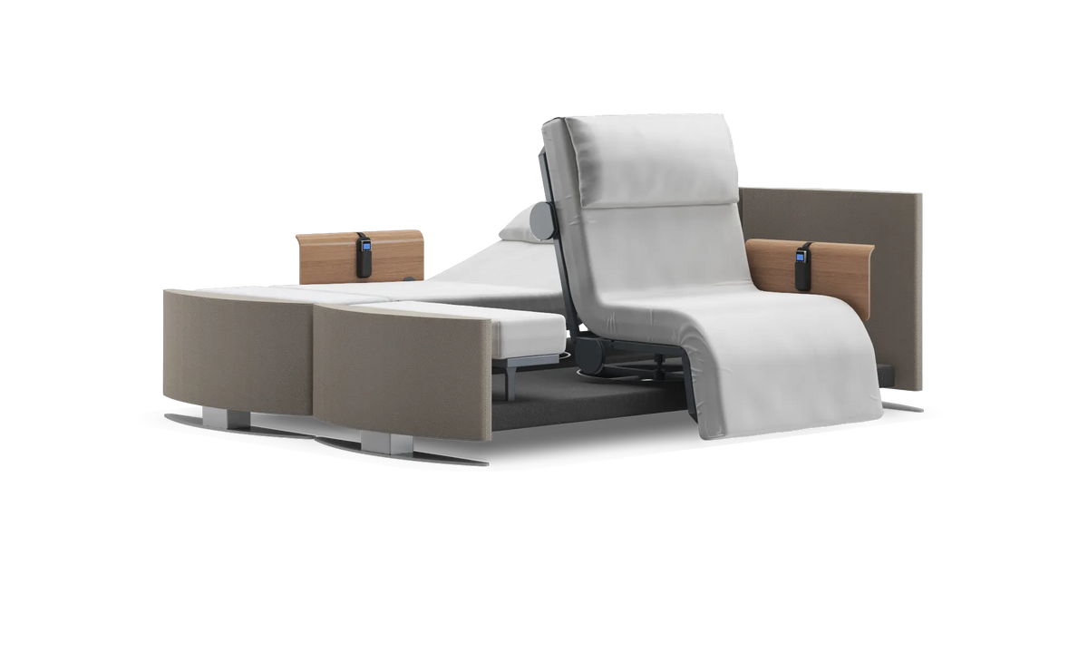 RotoBed Change Dual Electric Rotating Chair Bed - Independent Swivel & Assist Care Bed - Detail View 51