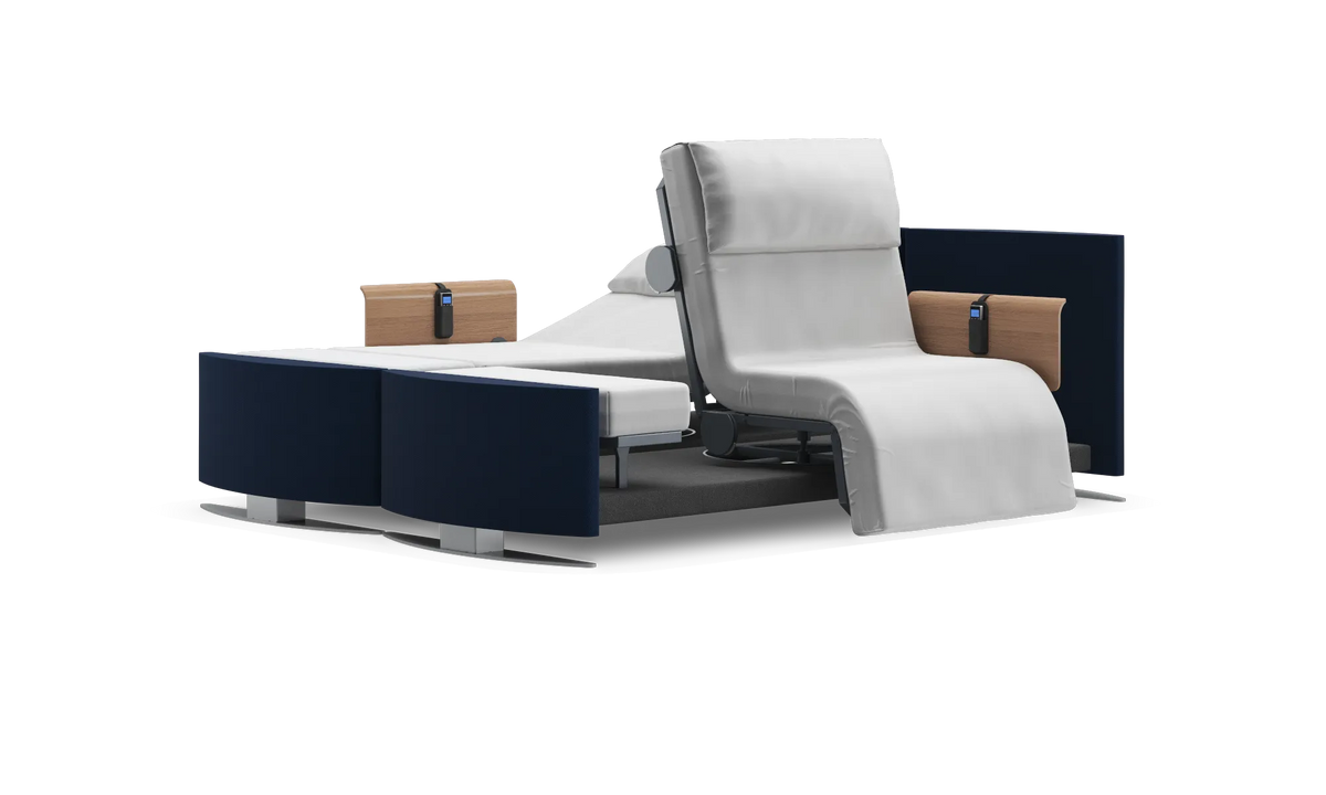 RotoBed Change Dual Electric Rotating Chair Bed - Independent Swivel & Assist Care Bed - Detail View 58