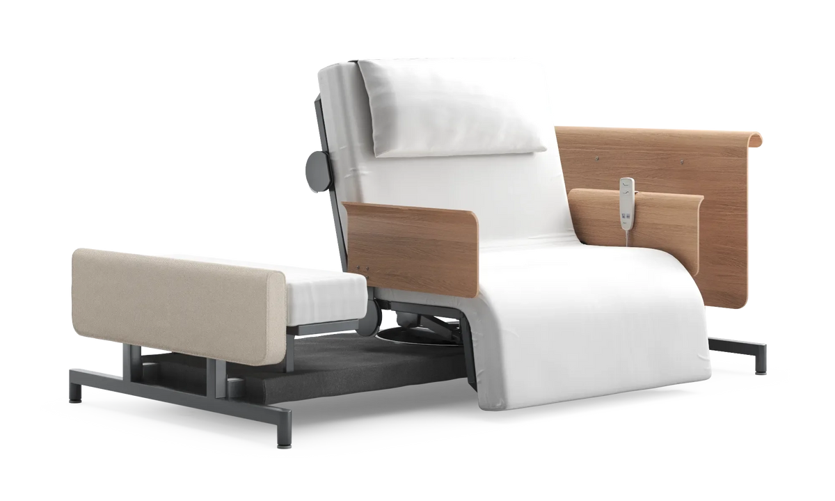 RotoBed Home Electric Rotating Chair Bed - Motorized Stand-Assist Swivel Care Bed - Detail View 56