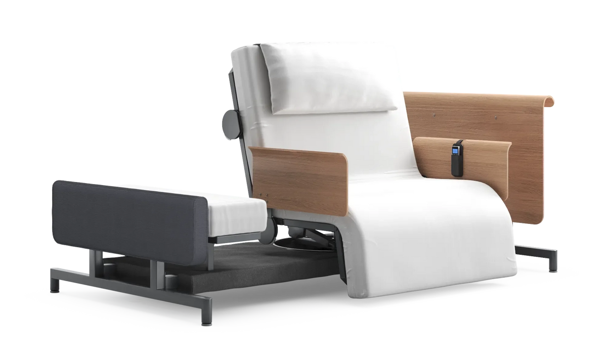 RotoBed Home Electric Rotating Chair Bed - Motorized Stand-Assist Swivel Care Bed - Detail View 53
