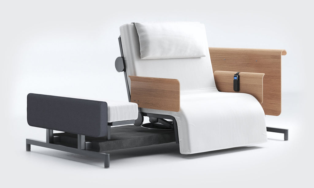 RotoBed Home Electric Rotating Chair Bed - Motorized Stand-Assist Swivel Care Bed - Detail View 41