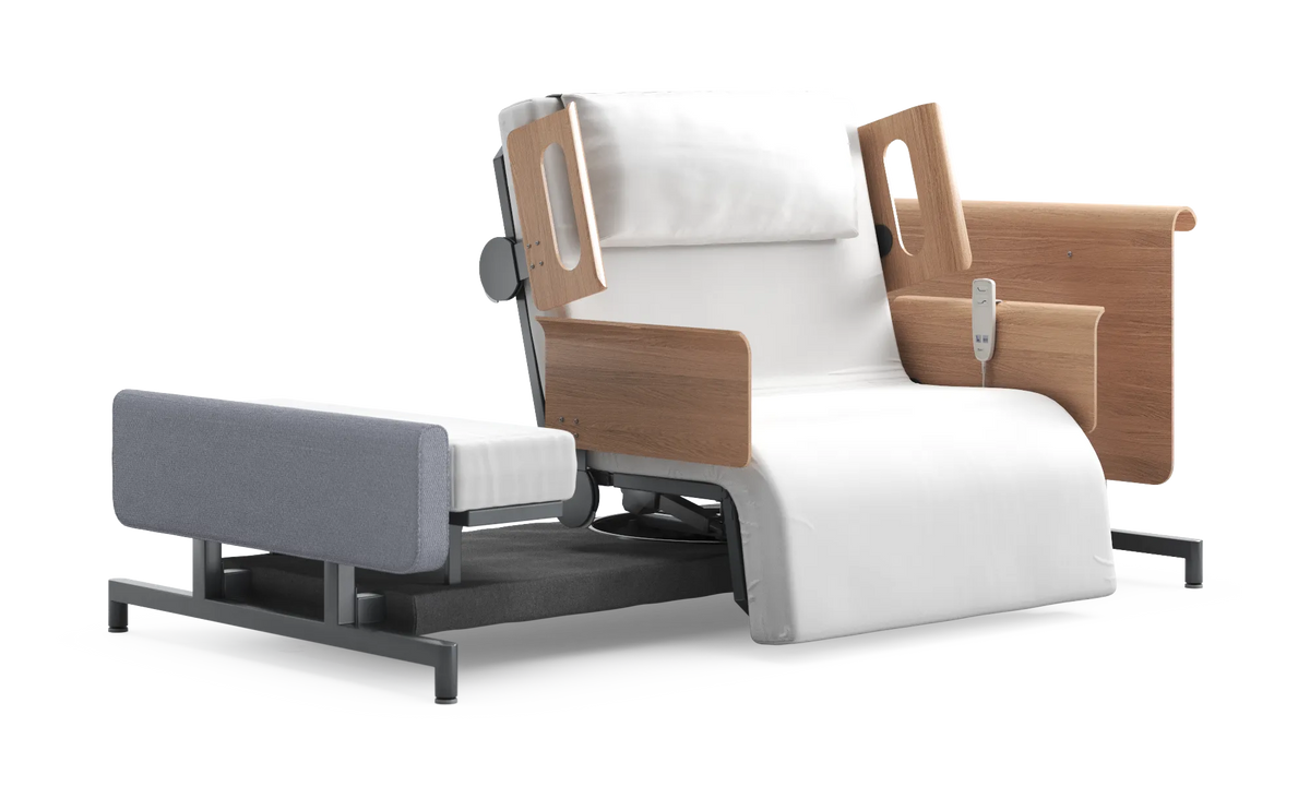 RotoBed Home Electric Rotating Chair Bed - Motorized Stand-Assist Swivel Care Bed - Detail View 79