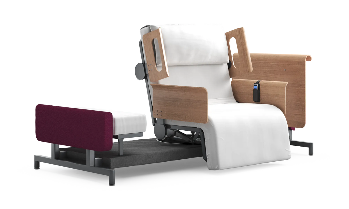 RotoBed Home Electric Rotating Chair Bed - Motorized Stand-Assist Swivel Care Bed - Detail View 87