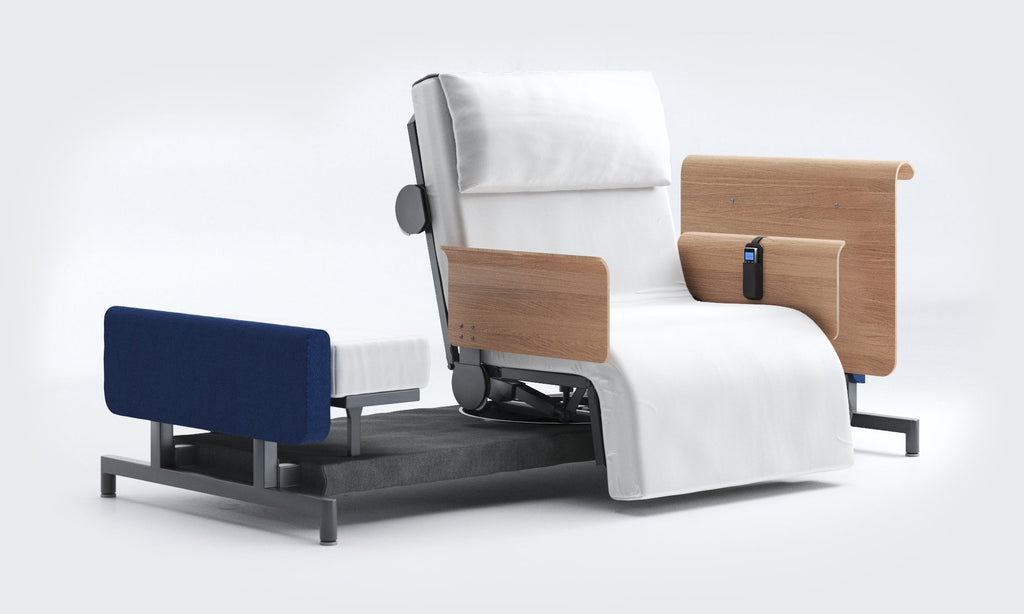 RotoBed Home Electric Rotating Chair Bed - Motorized Stand-Assist Swivel Care Bed - Detail View 18