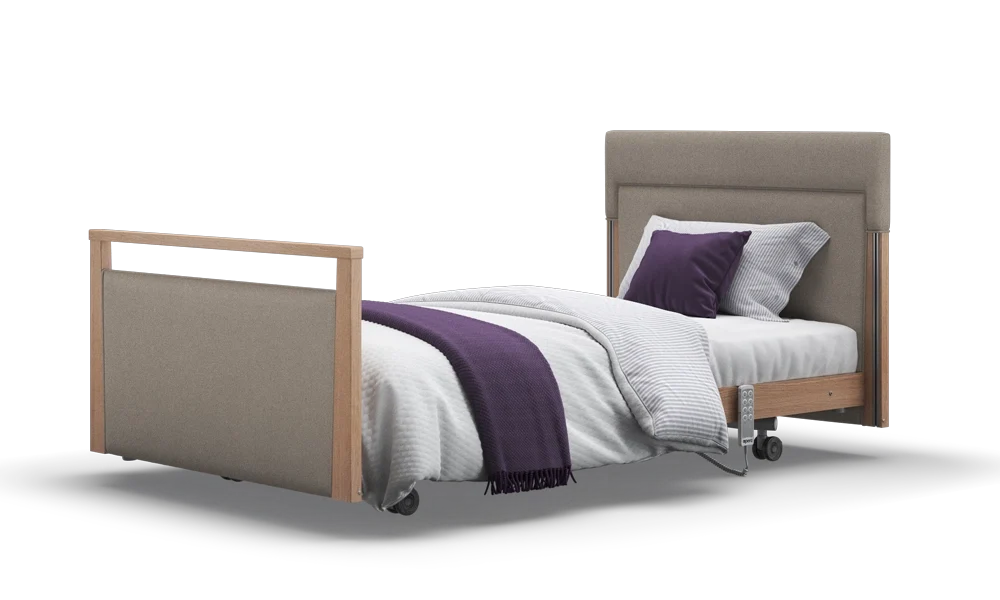 Opera Beds Signature Upholstered Electric Profiling Bed - Luxury Medical Care Bed - Detail View 110