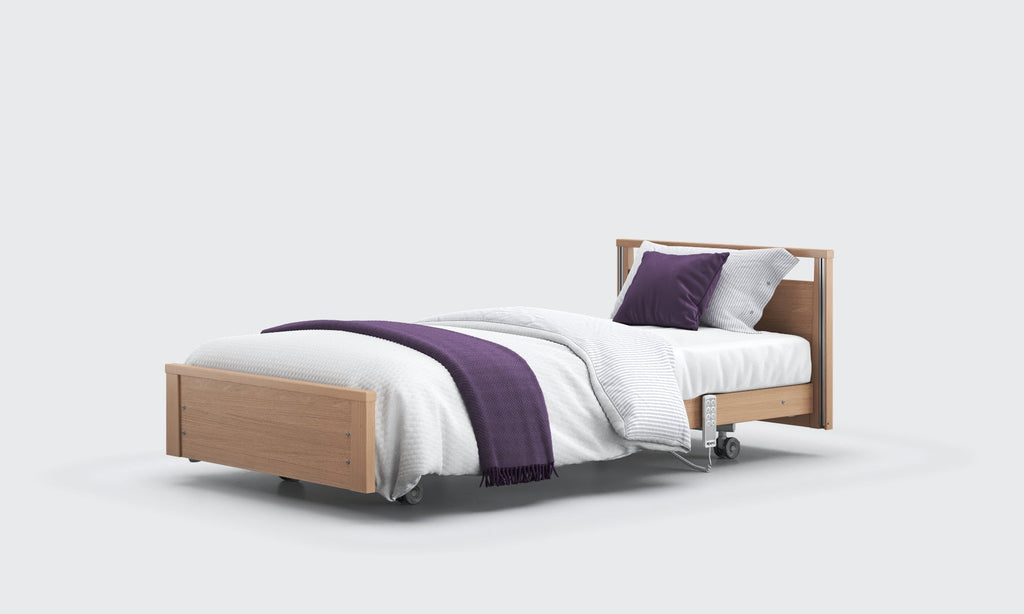 Opera Beds Signature Low Footboard Profiling Care Bed - Height Adjustable Nursing Bed - Detail View 9
