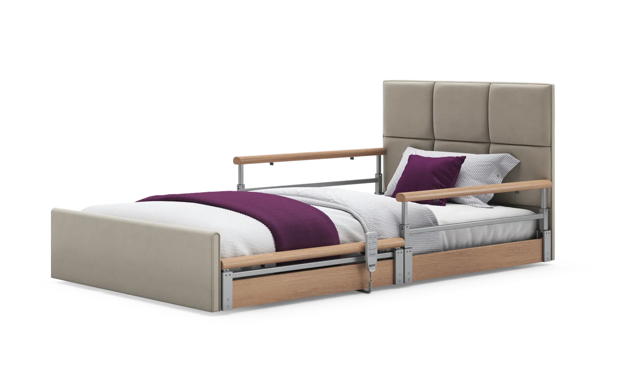 Opera Beds Solo Comfort Plus Profiling Floor Bed - Ultra-Low Falls Prevention Bed - Detail View 163