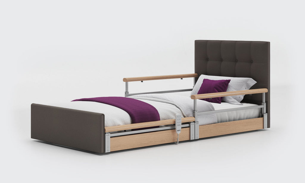 Opera Beds Solo Comfort Plus Profiling Floor Bed - Ultra-Low Falls Prevention Bed - Detail View 58