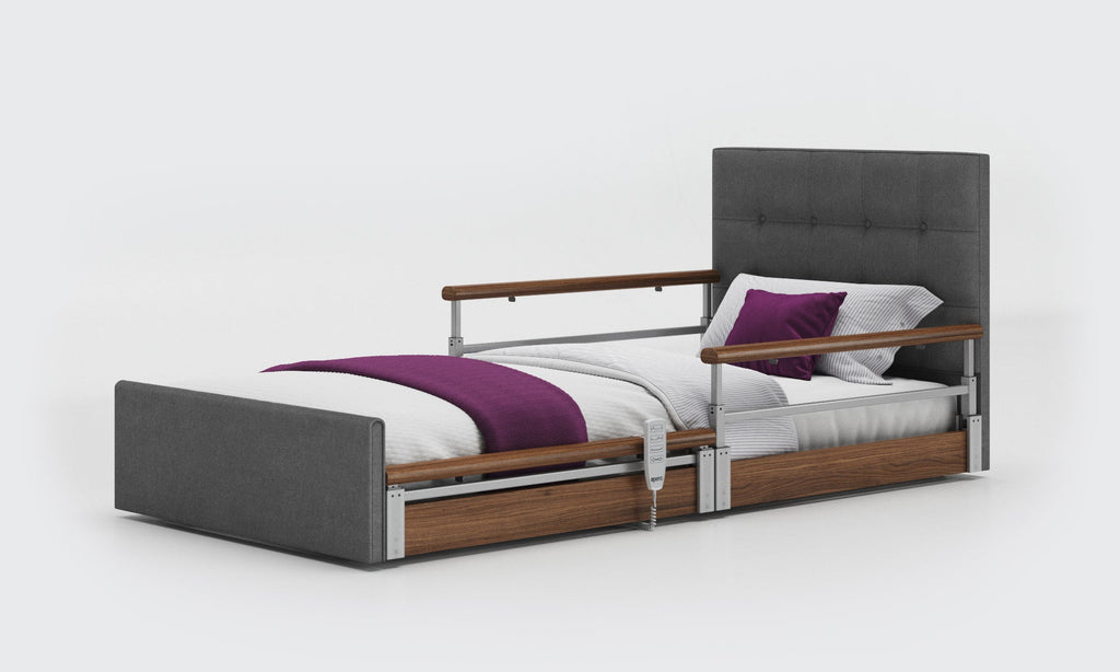 Opera Beds Solo Comfort Plus Profiling Floor Bed - Ultra-Low Falls Prevention Bed - Detail View 63