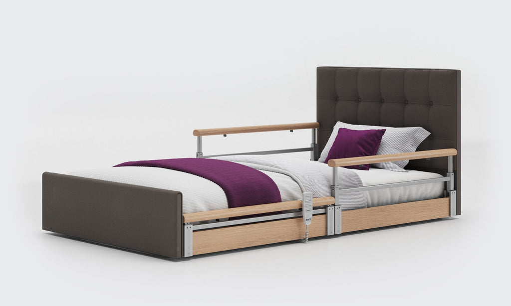 Opera Beds Solo Comfort Plus Profiling Floor Bed - Ultra-Low Falls Prevention Bed - Detail View 72