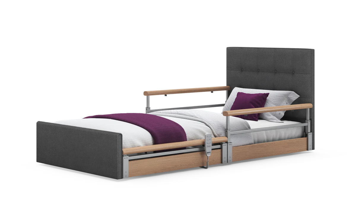 Opera Beds Solo Comfort Plus Profiling Floor Bed - Ultra-Low Falls Prevention Bed - Detail View 128