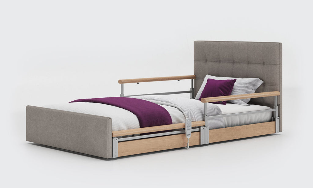 Opera Beds Solo Comfort Plus Profiling Floor Bed - Ultra-Low Falls Prevention Bed - Detail View 22