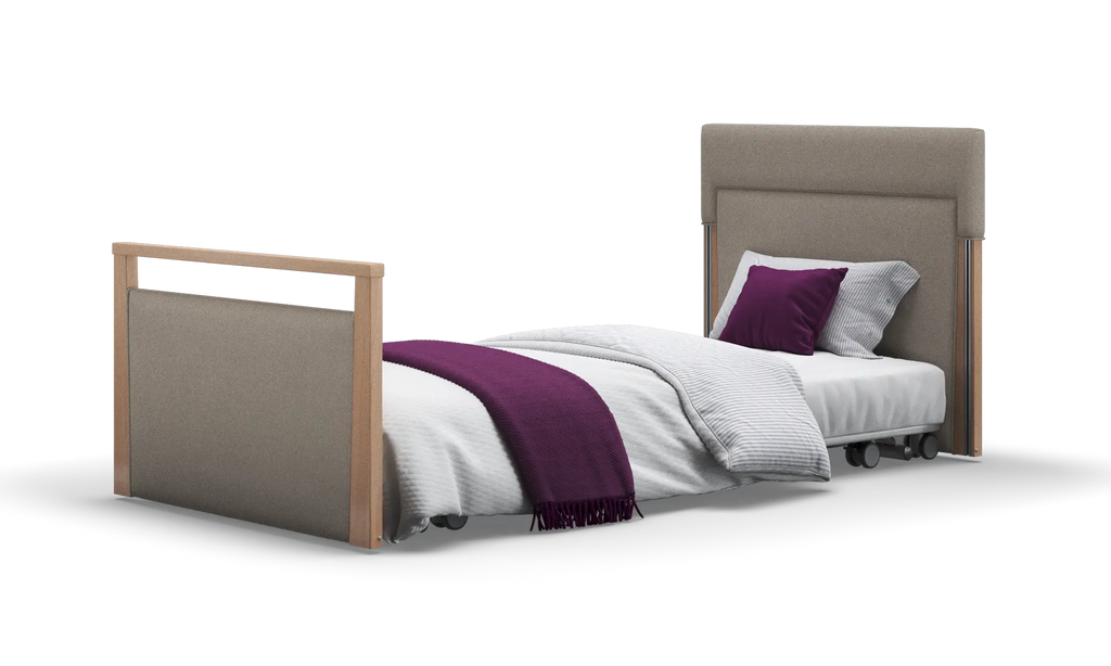 Opera Beds Solo SafeSide Upholstered Profiling Floor Bed - Ultra-Low Care Bed - Detail View 78