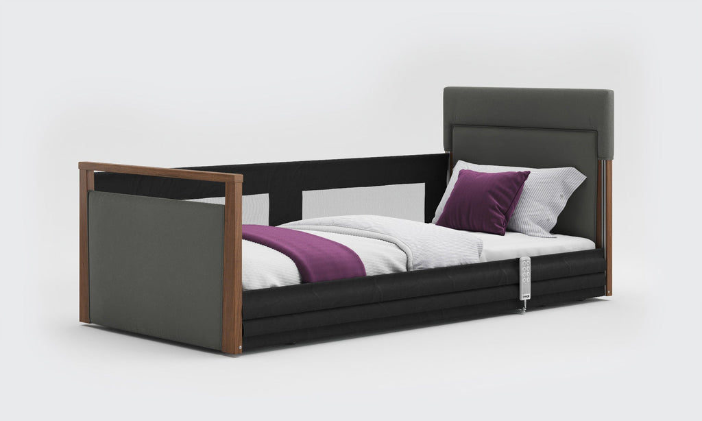 Opera Beds Solo SafeSide Upholstered Profiling Floor Bed - Ultra-Low Care Bed - Detail View 17