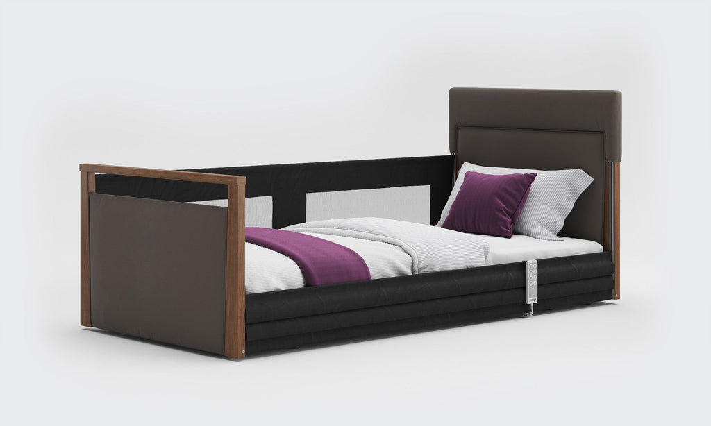 Opera Beds Solo SafeSide Upholstered Profiling Floor Bed - Ultra-Low Care Bed - Detail View 18