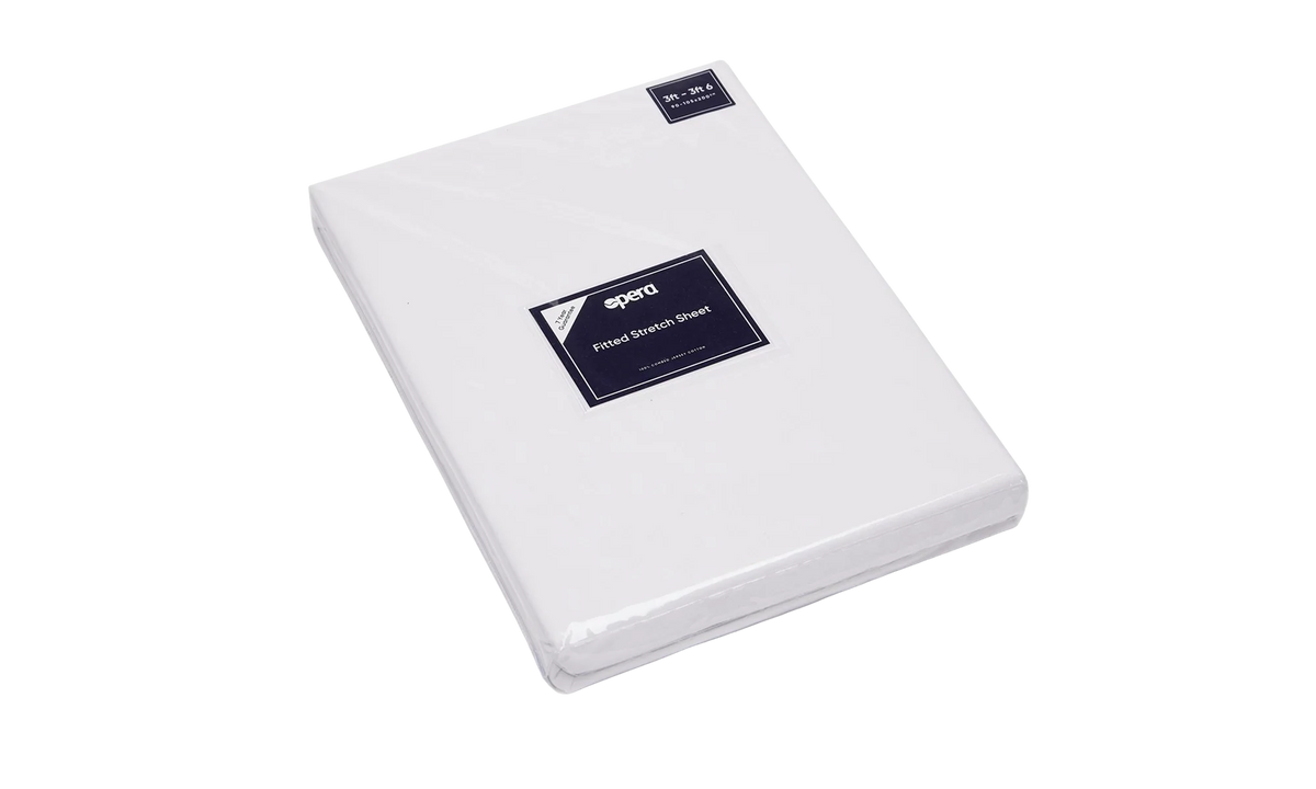 Opera Beds 100% Combed Cotton Fitted Sheet - Stretch Jersey Sheet for Adjustable Beds - Detail View 7